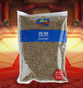 宜客(AKA)孜然產(chǎn)自四川成都500g每袋，選用上等優(yōu)質(zhì)的孜然為原料，經(jīng)現(xiàn)代先進(jìn)的工藝，精心制作而成，品質(zhì)天然，口味純正。營養(yǎng)豐富，天然美味，綠色健康，氣味芳香，味道純正，品質(zhì)有保障，可放心食用。塑料質(zhì)地包裝，簡潔大方，食用簡單，是您廚房常備品的上好選擇，帶給您全新的精彩體驗。