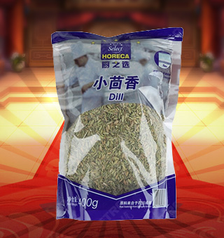 廚之選(HORECA SELECT)小茴香產(chǎn)自四川成都400g每袋，選用上等的小茴香為原料精心制作而成，品質(zhì)天然，口味純正。除了肉類、魚類、家禽的烹飪外，還適用于熏腌制品、拌餡、鹵汁、面拖。經(jīng)現(xiàn)代先進(jìn)的工藝加工制作，使?fàn)I養(yǎng)充分保留，美味健康，深受消費者的喜愛。