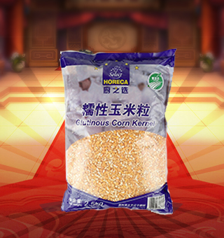 廚之選HS糯性玉米粒產(chǎn)自遼寧朝陽2.5kg每袋，選用優(yōu)質(zhì)糯性玉米粒為原料，天然無公害的玉米經(jīng)層層篩選，經(jīng)先進(jìn)的工藝精制而成。玉米粒飽滿鮮亮，色澤盈潤，滿足你的味蕾，嚴(yán)苛的每個步驟確保每顆都是優(yōu)質(zhì)的真材實(shí)料。玉米粒做飯味香松軟，煮粥甜糯密稠，黏而不膩，蘊(yùn)含自然甜味。