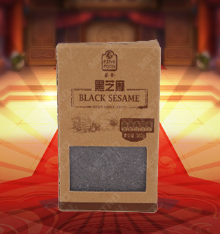薈食(FINE FOOD)黑芝麻產(chǎn)自安徽亳州380g每袋，本產(chǎn)品的設(shè)計精致大方、方便攜帶，是作為居家、旅行、聚會常備的休閑伴侶。含有優(yōu)質(zhì)蛋白質(zhì)和豐富的礦物質(zhì)，另一方面是因?yàn)楹胸S富的不飽和脂肪酸、維生素E和珍貴的芝麻素及黑色素。