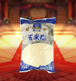 廚之選(HORECA SELECT)玉米糊產(chǎn)自山東棗莊2.5kg每袋，選用優(yōu)質(zhì)玉米粒為原料，天然無公害的玉米經(jīng)層層篩選，經(jīng)先進(jìn)的工藝精制而成。沖泡食用還可以搭配牛奶、雞蛋等制作各種可口的零食甜點(diǎn)，百樣味道，百變玉米糊。玉米糊味香松軟，煮粥甜糯密稠，黏而不膩，蘊(yùn)含自然甜味。