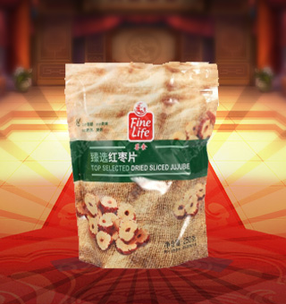 薈食(FINE LIFE)臻選紅棗片產(chǎn)自河北滄州250g每袋，精選優(yōu)質(zhì)河北滄州紅棗為原料，經(jīng)先進(jìn)工藝精心制作而成，色澤亮麗，肉質(zhì)飽滿，輕松享受。 