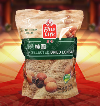 薈食(FINE LIFE)臻選桂圓產(chǎn)自福建莆田500g每袋，精選優(yōu)質桂圓為原料，經(jīng)先進工藝精心制作而成，果實渾圓，果肉晶瑩易剝離，輕松享受。薈食臻選桂圓中富含豐富的蛋白質、脂肪、碳水化合物及鈉等微量元素，有助于補充人體所需。采用精美袋式包裝，大氣上檔次，果肉適合煮粥、煲湯等，食法多樣，是你居家生活的必備選擇。