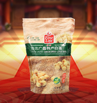 薈食(FINE LIFE)臻選廣昌特產(chǎn)白蓮產(chǎn)自江西廣昌500g每袋，精選優(yōu)質(zhì)江西廣昌蓮子為原料，經(jīng)先進(jìn)工藝精心制作而成，自然白皙，飽滿粉糯，輕松享受。