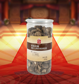 薈食(FINE LIFE)珍珠花菇產(chǎn)自河南駐馬店220g每袋，質輕盈，有特殊天然菌香，味道鮮美，風味獨特，保留了豐富的營養(yǎng)成分。采取透明包裝，新鮮清晰可見，干凈衛(wèi)生，方便存放冷藏，方便消費者們的選購，安全健康，放心購買。