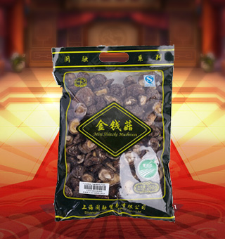 閩融金錢菇產(chǎn)自浙江麗水250g每袋，香菇又稱香蕈、冬菇，它味道鮮美，香氣沁人，素有“植物皇后”之譽，是家庭、宴席之美味佳肴。將本品用清水洗凈浸泡后，可直接與肉絲爆炒、排骨煲湯，或作為佐料，葷素皆宜。采用透明的袋式包裝，香菇色澤清晰可見，方便消費者們的選購，質量有保證，可放心購買。